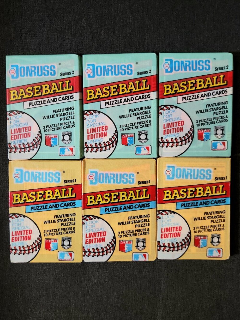 Donruss Sealed Wax Packs Vintage Baseball Cards | 1991